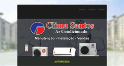 Desktop Screenshot of climasantos.com